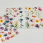 Preview: 3D-Rub On Aufkleber -Aquarell Blumen - Set 3-teilig