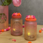 Preview: Pompons Set ca.80 Stk, Pink-Orange