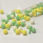 Preview: Pompons Set ca.80 Stk, Grün-Gelb