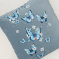 Preview: Motivtransfer, Bügelmotiv in A4 - Blaue Schmetterlinge - BTR-001