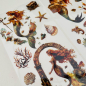 Preview: Mermaid Set 5, 5-teilig Rub On Aufkleber + Glittereffekt Creme