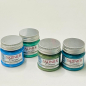 Preview: Satiniercreme Set Blau-Grün-Salbei-Capriblau, 4-teilig