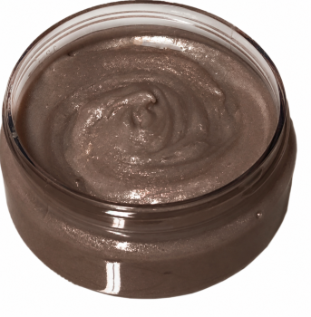Preview: Satiniercreme in der Farbe Herbst Braun - 50g