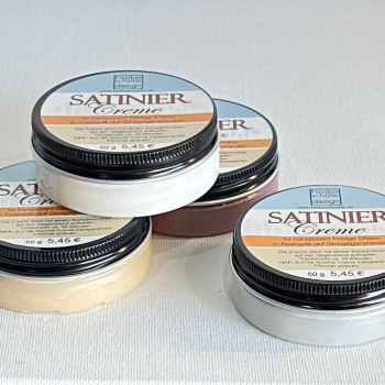 Preview: Satiniercreme Set, 5-teilig, Gold-Silber