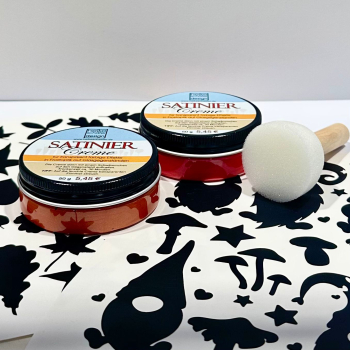 Preview: 07.12.25 - Satiniercreme Set Wichtel, 5-teilig, Rot-Orange