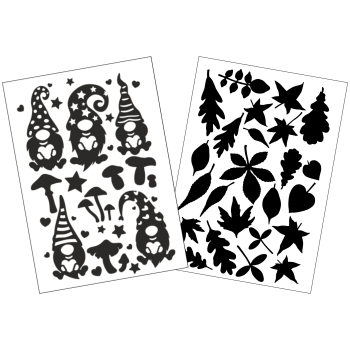 Preview: 07.12.25 - Satiniercreme Set Wichtel, 5-teilig, Grün-Dunkelgrün