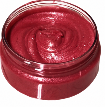 Preview: Satiniercreme in der Farbe Herbst Rot - 50g
