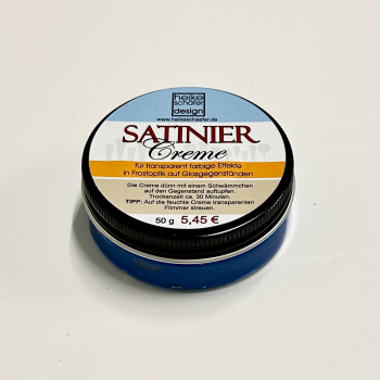 Satiniercreme in der Farbe Halloween Blau - 50g