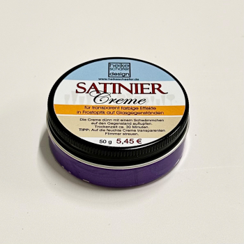 Satiniercreme in der Farbe Halloween Lila - 50g