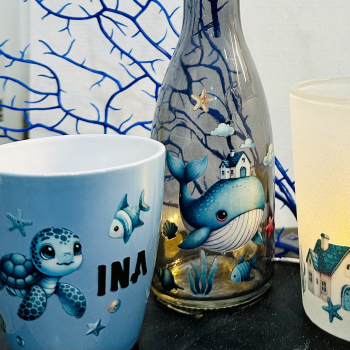 Preview: 3D-Rub On Aufkleber - Maritime Kindermotive - RB3-027