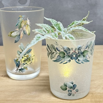 Preview: 3D-Rub On Aufkleber - Eukalyptus Design - RB3-089