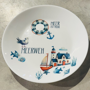 Preview: 3D-Rub On Aufkleber - Gruß vom Meer - RB3-033