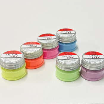 Neon Textilfarben Set 6.teilig, Gelb - Blau