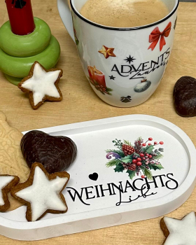 Preview: 03.12.25 - 3D-Rub On Aufkleber - Set 3-teilig Weiss