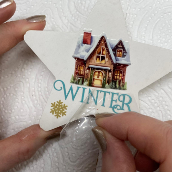 Preview: 03.12.25 - 3D-Rub On Aufkleber - Set 3-teilig Weiss