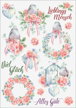 3D-Rub On Aufkleber - Lieblingsmensch - RB3-042