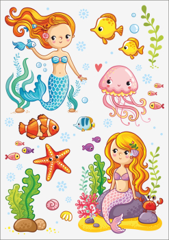 3D-Rub On Aufkleber - Kindermotive Sea 3 - RB3-059