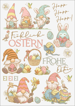 3D-Rub On Aufkleber - Oster Wichtel 1 - RB3-060