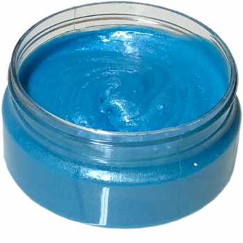 Satiniercreme in der Farbe Blau - 100g