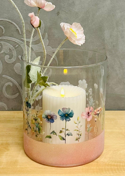 Preview: Satinee- Rubon Set, Mini Blumen, 4-teilig
