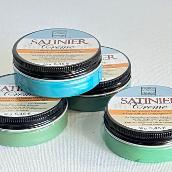 Preview: Satiniercreme Set, 5-teilig, Türkis-Grün