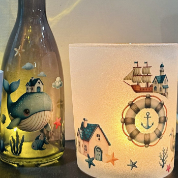 Preview: 3D-Rub On Aufkleber - Maritime Kindermotive - RB3-027