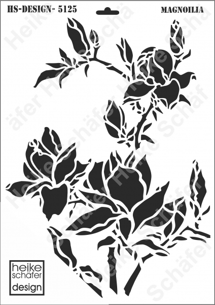 Schablone-Stencil A3 316-5125 Magnolia
