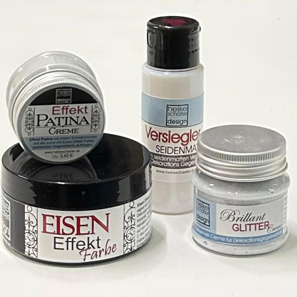 Eiseneffekt Glitzer Set  4.teilig