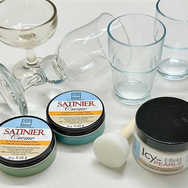 Satinier Creme in Eukalyptus + Icy Pearls