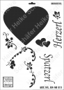 Schablone-Stencil A3 069-0871 Herzerl