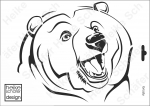 Schablone-Stencil A4 118-1084 Grizzly