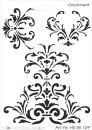 Schablone-Stencil A4 228-129 Ornament