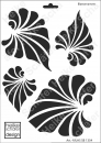 Schablone-Stencil A4 109-1354 Blattornament