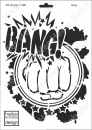 Schablone-Stencil A4 125-1386 Bang, Faust