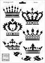 Schablone-Stencil A4 203-1679 Kronen