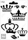 Schablone-Stencil A6 234-1763 - Kronen