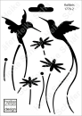 Schablone-Stencil A6 245-1770-2 - Kolibris