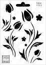 Schablone-Stencil A6 245-1770-3 - Tulpen