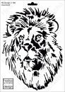 Schablone-Stencil A4 252-1780 - Löwenkopf