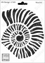 Schablone-Stencil A5 156-2140 Muschel Motiv