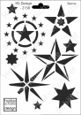Schablone-Stencil A5 010-2158 Sterne