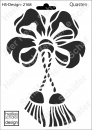 Schablone-Stencil A5 176-2168 Quasten