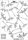 Schablone-Stencil A3 395-5171 Pusteblumen