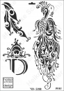 Schablone-Stencil A3 278-5198 Pfau