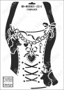 Schablone-Stencil A3 081-5211 Corsage