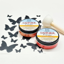 Satiniercreme Set "Schmetterlinge" - 4.teilig