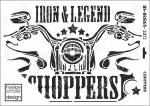 Schablone-Stencil A3 076-5377 Choppers