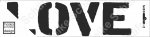 Schablone-Stencil A3 038-5410/3 Love (10x42cm)