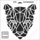 Schablone-Stencil A3 084-5425 Pantherkopf