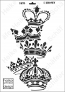 Schablone-Stencil A3 096-5429 5-Kronen